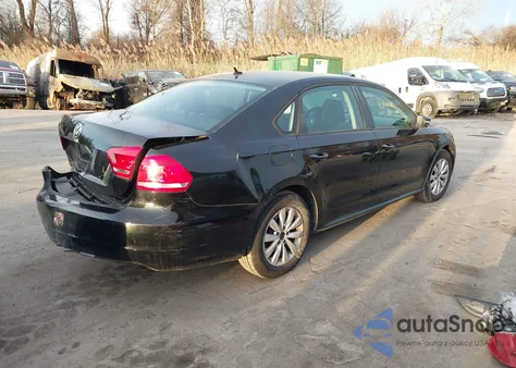 2012 Volkswagen Passat 2.5L S from USA, damaged, VIN 1VWAP7A3XCC005837